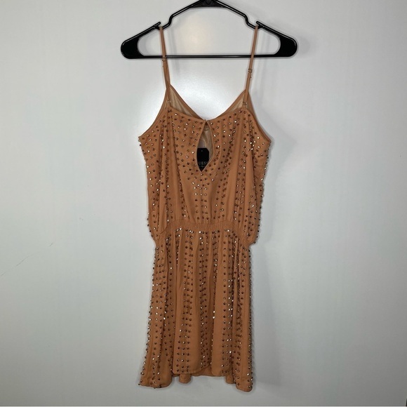 Guess Sleeveless Deco Beaded Mini Dress NWT Xsmall - Picture 4 of 8